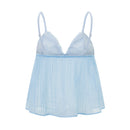 Women y2k Fairy Pleated Mesh Sheer Camisole Mini Bowknot Front Spaghetti Strap V-Neck Lace Cropped Tops Clubwear Streetwear