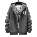 Angel Wings Personality Pattern Female And Man Zip Hoodies Harajuku Fleece Hooded Fashion Casual Pullovers Hip Hop Loose men Top
