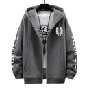 Angel Wings Personality Pattern Female And Man Zip Hoodies Harajuku Fleece Hooded Fashion Casual Pullovers Hip Hop Loose men Top