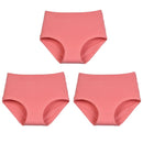 3Pcs Women's Cotton High Waist Panties Underwear Female Large Intimate Lingerie Briefs Woman Underpants Panty Panti New 2025