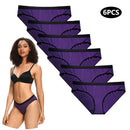6pcs Women's Panties Sexy Underwear Women Briefs Brazilian Lingerie High Waist Female Underpants Plus Size