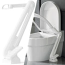 Foot-operated toilet seat lifter