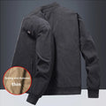 Men's Fashion Casual Warm Corduroy Outwear Men's Thick Cotton Jacket Coat Large Size New Autumn Winter Stand Collar Slim Jacket