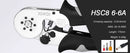0.08-6mm2 Tubular Terminal Crimping Pliers HSC8 6-6A Crimper Wire Mini Ferrule Crimper Tools Household Electrical Kit With Bag