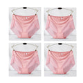 4pcs Sexy Lace Panties Women's Underpants Large Size Mid-Rise Waist Briefs Breathable Lift buttocks Female Underwear