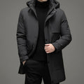 High Quality Winter New Men's Jacket Coat Windbreaker Down Jacket Thick Thermal Men Hooded Long Parka Windbreaker Cotton-padded