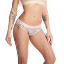 1pcs Girls Children Cotton Menstrual Panties For Teenager Printing Fabric Underwear 4-Layer Medium Flow Absorption Ladies Briefs