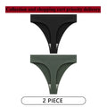 CINOON 2Pcs/Lot Women Sexy 5 Color Panties Low-waist Comfort Underwear G String Thong Breathable Lingerie Temptation Intimates