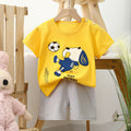 Spring Summer Baby Cotton Cartoon Clothes 2pcs Sets Baby Cotton Clothes T-shirts+Pants Set for Boys Girls Kids Sports Outwear