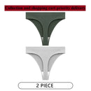 CINOON 2Pcs/Lot Women Sexy 5 Color Panties Low-waist Comfort Underwear G String Thong Breathable Lingerie Temptation Intimates