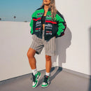 2024 Fall Hot Women's Bomber Jacket Street Casual Sports Trend Hip Hop Harajuku Style Jacket Outdoor Motorcycle Top