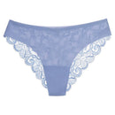 TrowBridge 4PCS Women's Panties Sweet Lace Underwear Sexy Lingerie Soft Silk Satin Female Briefs Hollow Out Mesh Cozy Underpants
