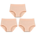 3Pcs Women's Cotton High Waist Panties Underwear Female Large Intimate Lingerie Briefs Woman Underpants Panty Panti New 2025
