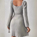 2024 New Women's Dress Autumn Elegant Long Sleeve Medium-Length Amazon Europe Womens Clothing Independent Station