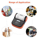 GOOJPRT 80mm Mini Thermal Receipt Printer Portable Mobile Ticket Bill Printer For Android IOS Windows Wireless Bluetooth Printer