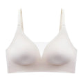 Latex Seamless Underwear Women No Steel Ring Lace Tube Top Gathered Sports Pure Color Bra Breastfeeding Anti-sagging Bra
