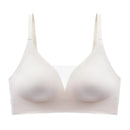 Latex Seamless Underwear Women No Steel Ring Lace Tube Top Gathered Sports Pure Color Bra Breastfeeding Anti-sagging Bra