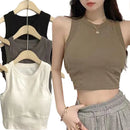 Fashion Uniform Color Tanks Camisole Clothing Sexy Waistcoat for Women Sports No Steel Ring Chest Pad Yoga Vest Nylon Underwaist