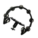 Cymbal Hi Hat Tambourine Stainless Steel Shaker Single Row Bells Percussion Accessories Drum Set Hi Hat for Kids Ensemble KTV