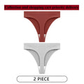 CINOON 2Pcs/Lot Women Sexy 5 Color Panties Low-waist Comfort Underwear G String Thong Breathable Lingerie Temptation Intimates