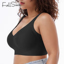 FallSweet Plus Size Bra for Women Push Up Bras Seamless Wireless Bralette Comfor Thin Cup Brassiere Sexy Ladies Lingrie M-6XL