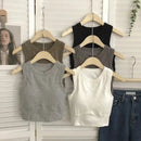 Fashion Uniform Color Tanks Camisole Clothing Sexy Waistcoat for Women Sports No Steel Ring Chest Pad Yoga Vest Nylon Underwaist