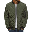 2023 Autumn and Winter Men's Casual Wide Songdema Fashion Versatile Personalized Jacket Diamond Plaid Cotton Dress