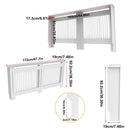 S M L XL Extra Tall 92CM Radiator Cover MDF Cabinet Grill Shelf Fence Panel Barrier