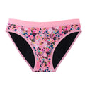 1pcs Girls Children Cotton Menstrual Panties For Teenager Printing Fabric Underwear 4-Layer Medium Flow Absorption Ladies Briefs