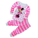 Spring Autumn Children's Clothing Sets Minnie girl boy Sleepwear Kids Pajamas Set Baby Girls Cotton Mickey Cartoon Pyjamas