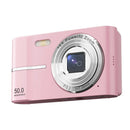 50MP Digital Camera 1080P HD Small Portable CMOS Student Party Mini Camera 16x Zoom 2.4in Entry-level Retro ABS Anti Shake