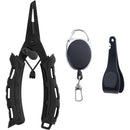 7 "fishing clamp set 420 stainless steel, line cutter, storage bag - Fishing clamp hook remover