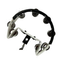 Cymbal Hi Hat Tambourine Stainless Steel Shaker Single Row Bells Percussion Accessories Drum Set Hi Hat for Kids Ensemble KTV