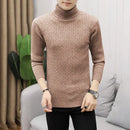 Winter Men's Turtleneck Sweater 2022 New Knitwear Large Size Clothes Casual Pullovers Personality Fashion Cold Shirts
