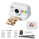 Color Instant Print Camera for kids, Christmas Birthday Gifts for Girls Boys, HD Digital Video Cameras No Ink Thermal Paper