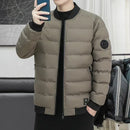2024 New Winter Male Coat Casual All-match Thickened Baseball Collar Windproof Parka Men Fashion Lightweight Padded Jackets