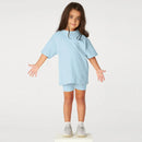 2024 Teenage Girls Summer Sport Outfits Solid Cotton Breathable Kids Clothes Children Korean Lounge Tracksuit Kids Sport Suit