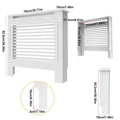 S M L XL Extra Tall 92CM Radiator Cover MDF Cabinet Grill Shelf Fence Panel Barrier