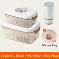 Vacuum Food Storage Box Fresh-Keeping Canister Sealed Storage Container Large Capacity Food Dispenser  Kitchen Storage Box