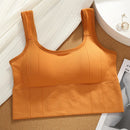 Anti-sweat Fitness Top Women Breathable Sports Bra Shockproof Crop Top Women Seamless Yoga Bra Push up Gym Workout Top топы