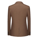 Asian Size Slim Men's Suit Two Piece, Asian Size Jacket and Trousers, Black, Pink, Coffee Colors Available, Blazer with Pants