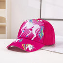 Unicorn Peaked Caps For Kids Cheap Children Boy Outdoor Baseball Cap Girls Cartoon Sport Hat For Kids Child 2-8 Years