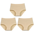 3Pcs Women's Cotton High Waist Panties Underwear Female Large Intimate Lingerie Briefs Woman Underpants Panty Panti New 2025