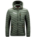 Men's Winter Thermal Jacket Moto Poc Cycling Hooded Warm Coat Outdoor Windbreaker Mountain Bike Cothing MTB Bicycle Down Jackets