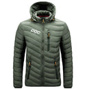 Men's Winter Thermal Jacket Moto Poc Cycling Hooded Warm Coat Outdoor Windbreaker Mountain Bike Cothing MTB Bicycle Down Jackets