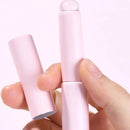 Clear lip brush Elastic silicone soft portable round head lipstick applicator Blender Mini makeup brush natural beauty