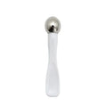 Face Lift Eye Massager Natural Jade Stone Steel Ball Beauty Tools Eye Cream Divided Scoop Massage Roller Silicone Makeup Stick