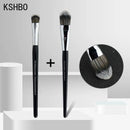 KSHBO 2pcs/set Makeup Beauty Tools Foundation Brush 47 Broom Head Liquid Foundation Shadow Repairing for Women Face Base Brushes