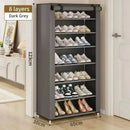 Non-woven dormitory door simple cabinet simple shoe rack multi-layer space saving and economical home dustproof box cabinet