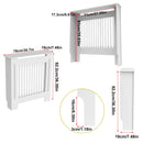 S M L XL Extra Tall 92CM Radiator Cover MDF Cabinet Grill Shelf Fence Panel Barrier